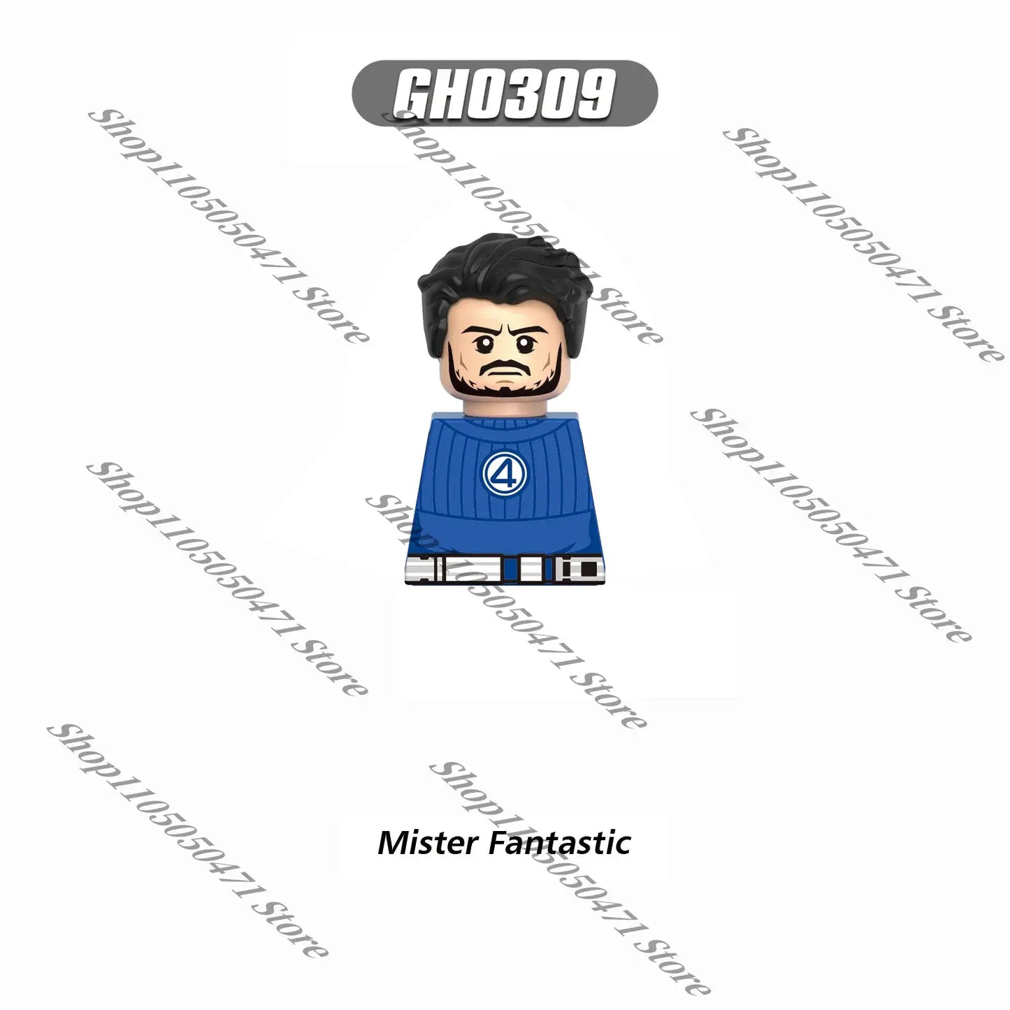 Marvel Newest Superhero Mister Fantastic Thing Frenchi assembly character building block toy MINI model brick children's gift - ToylandEU