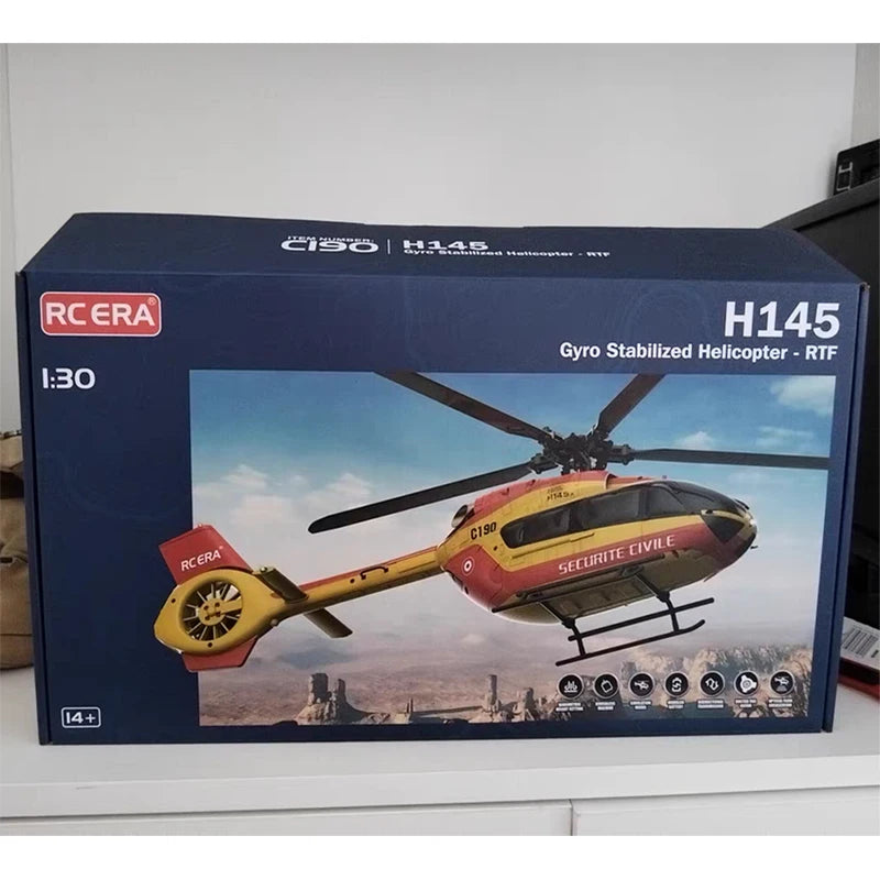 RC C190 Brushless Motor RC Helicopter with Fixed Altitude and Optical Flow - Electric Model for Kids - Perfect Outdoor Toy Gift