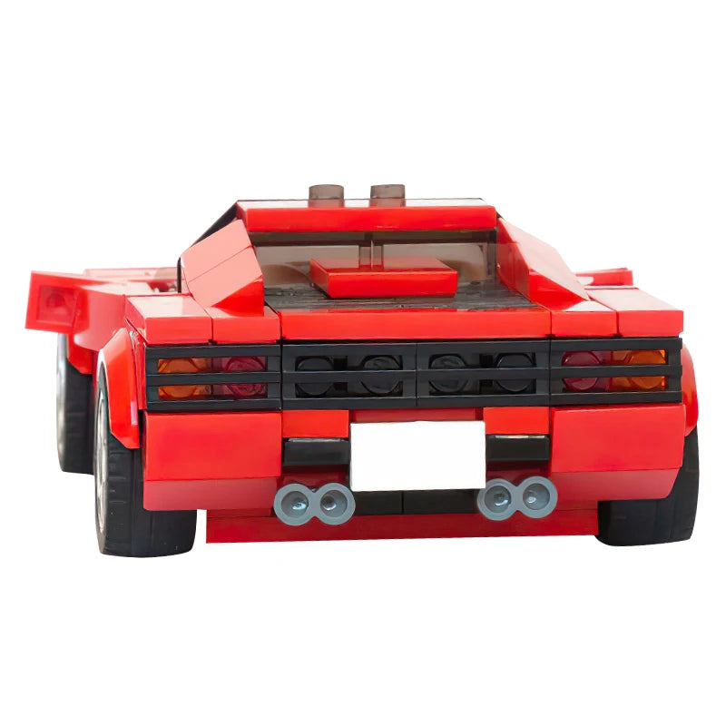 Building Blocks: Ferrari Testarossa Roadster Model Kit with 281 Pieces - ToylandEU