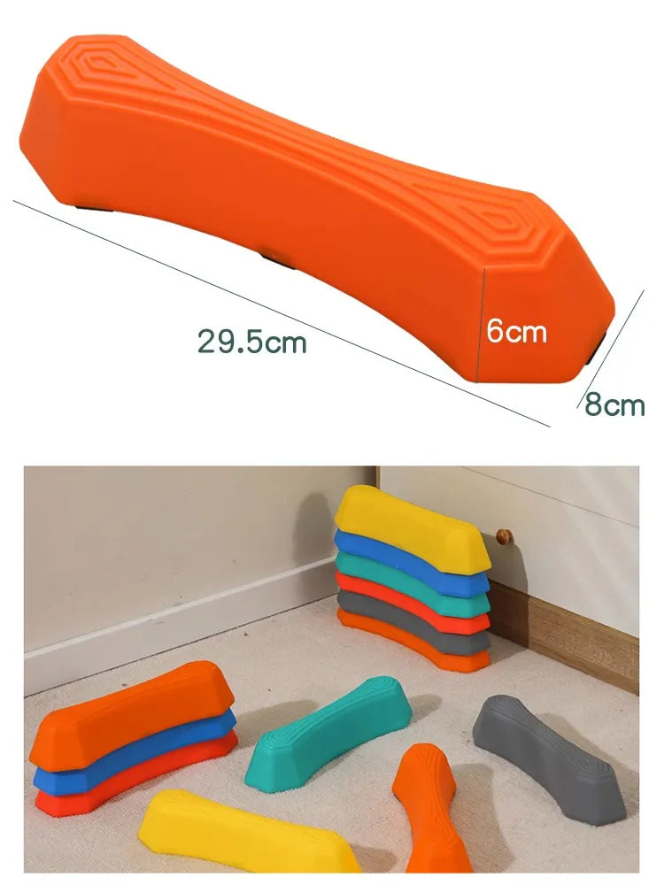 Sensory balance bridge Stepping Stone kids balance training tactile - ToylandEU