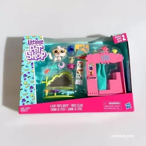 Littlest Petshop Playset | Mini Animal Figures | 2 Cm Size | Kids Toy