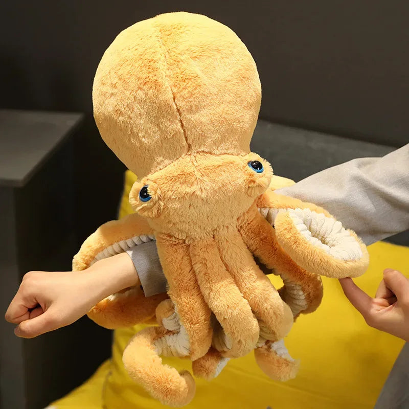 Lifelike Octopus Plush Toy Cushion For Kids Birthday Gift - ToylandEU