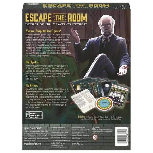  Secret Of Dr Gravely's Retreat Escape Room Immersive -  ToylandEU™