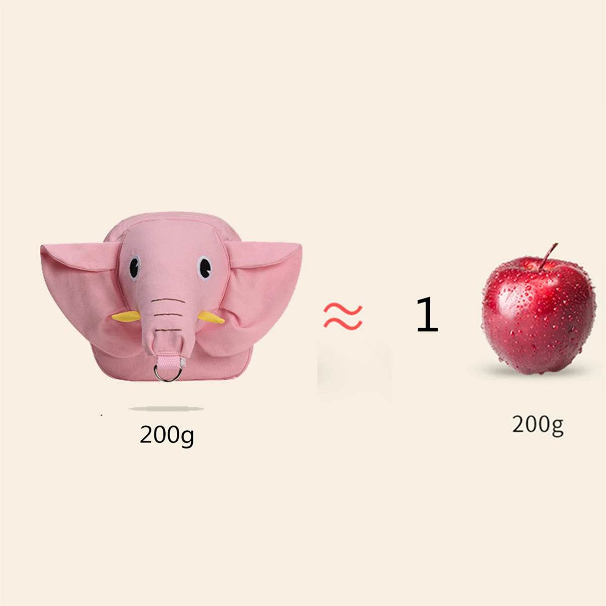 Secure Kids Backpack With Animal Design And Anti Loss Leash For Toddlers Aged 1 To 3 Years - ToylandEU