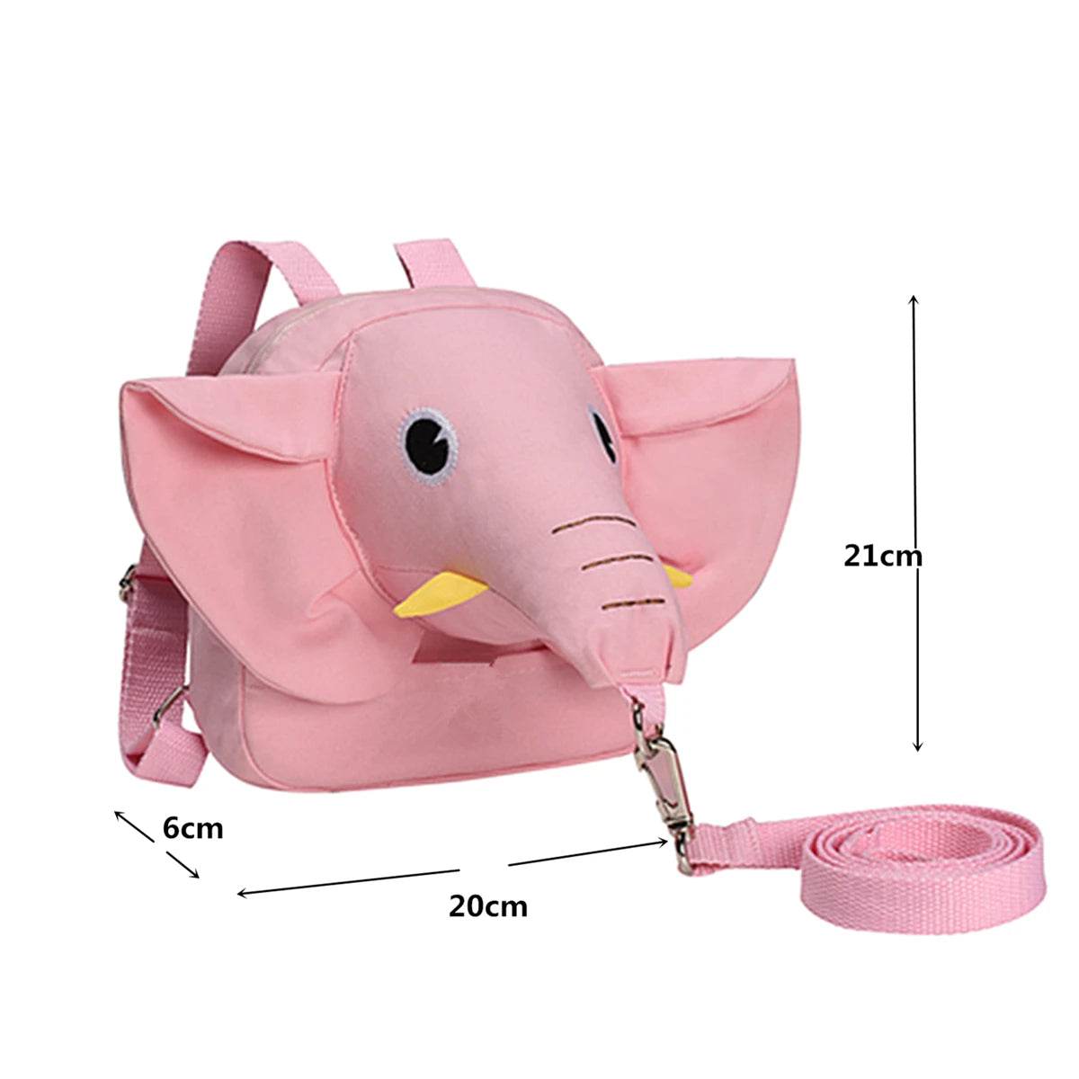 Secure Kids Backpack With Animal Design And Anti Loss Leash For Toddlers Aged 1 To 3 Years - ToylandEU