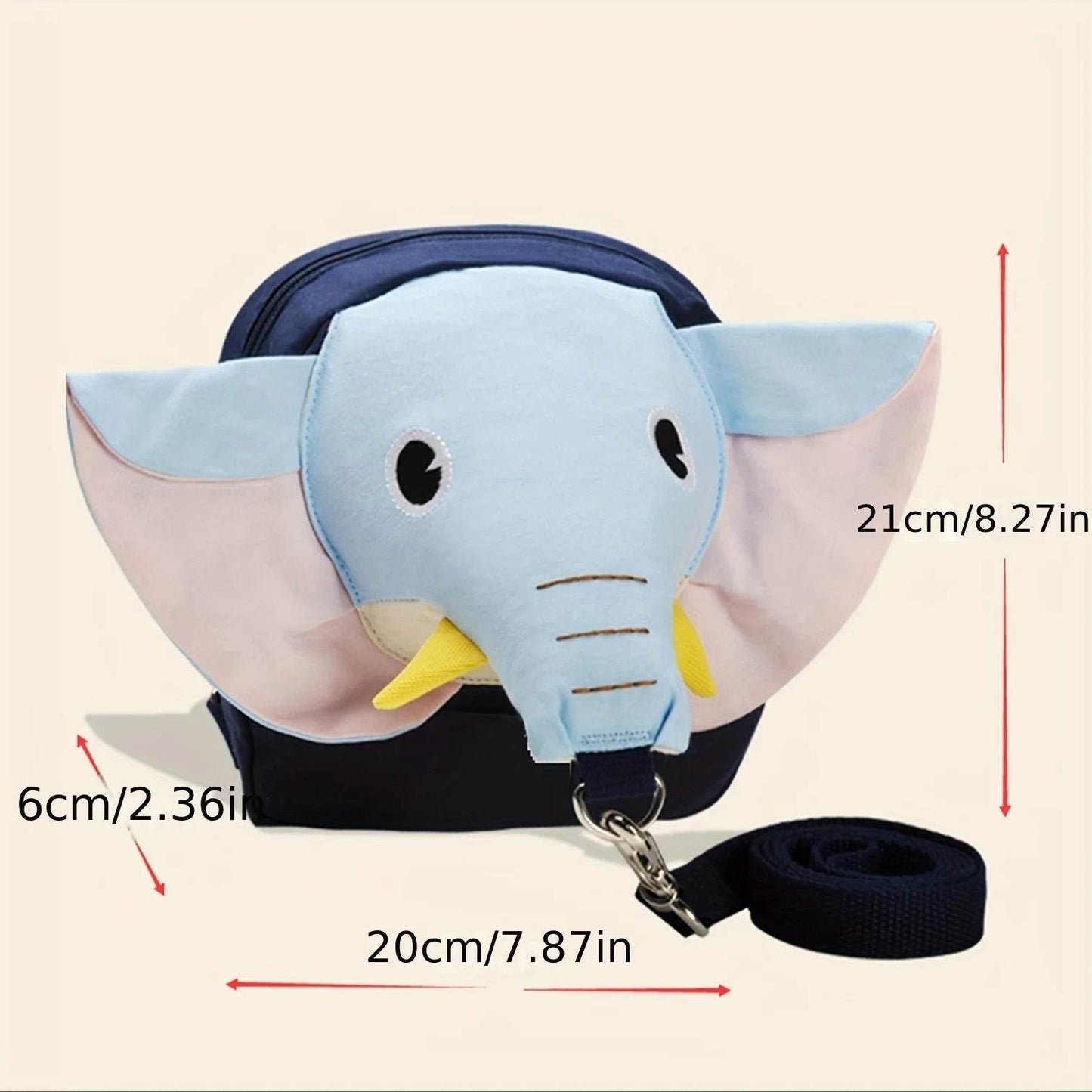 Secure Kids Backpack With Animal Design And Anti Loss Leash For Toddlers Aged 1 To 3 Years - ToylandEU