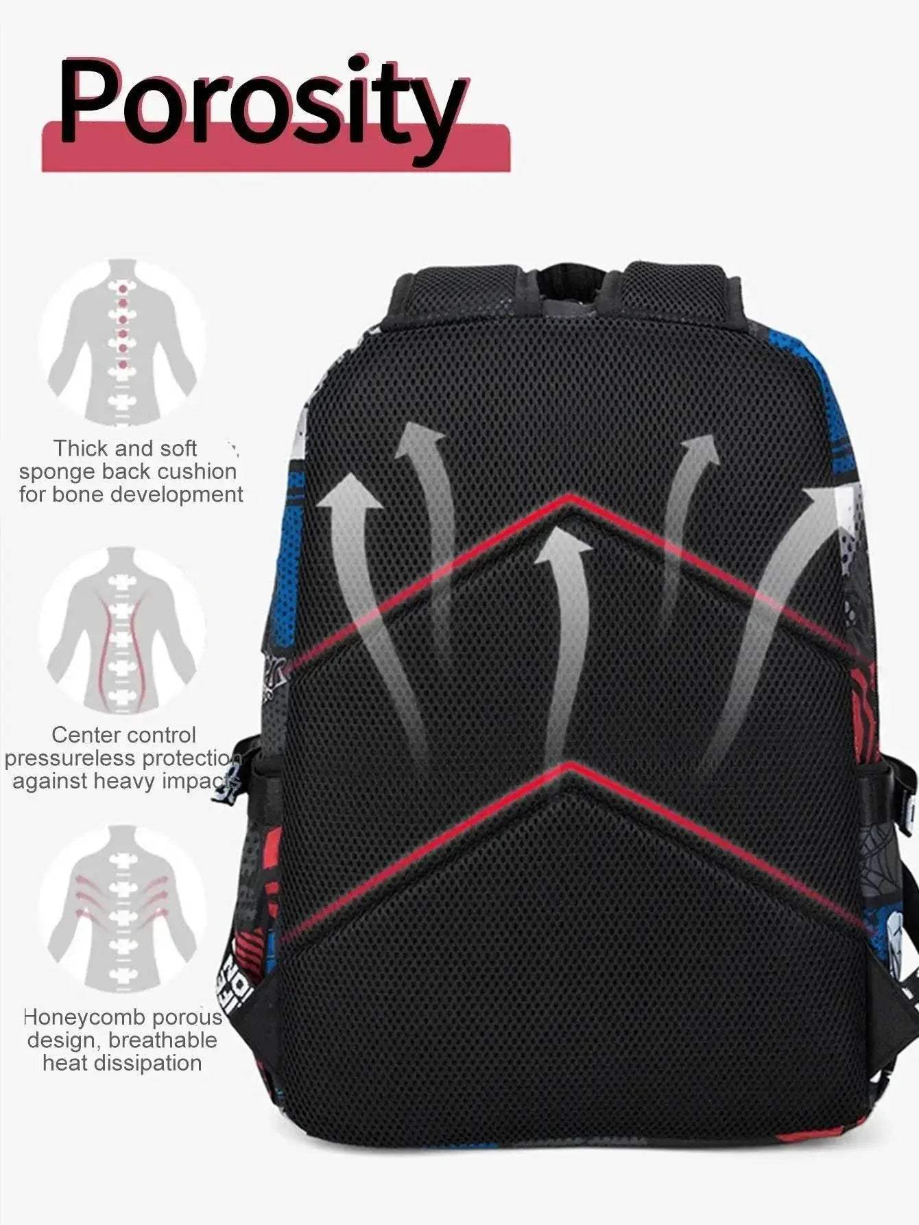  Secure Waterproof Anti Theft Backpack 36L Toyland EU -  ToylandEU™