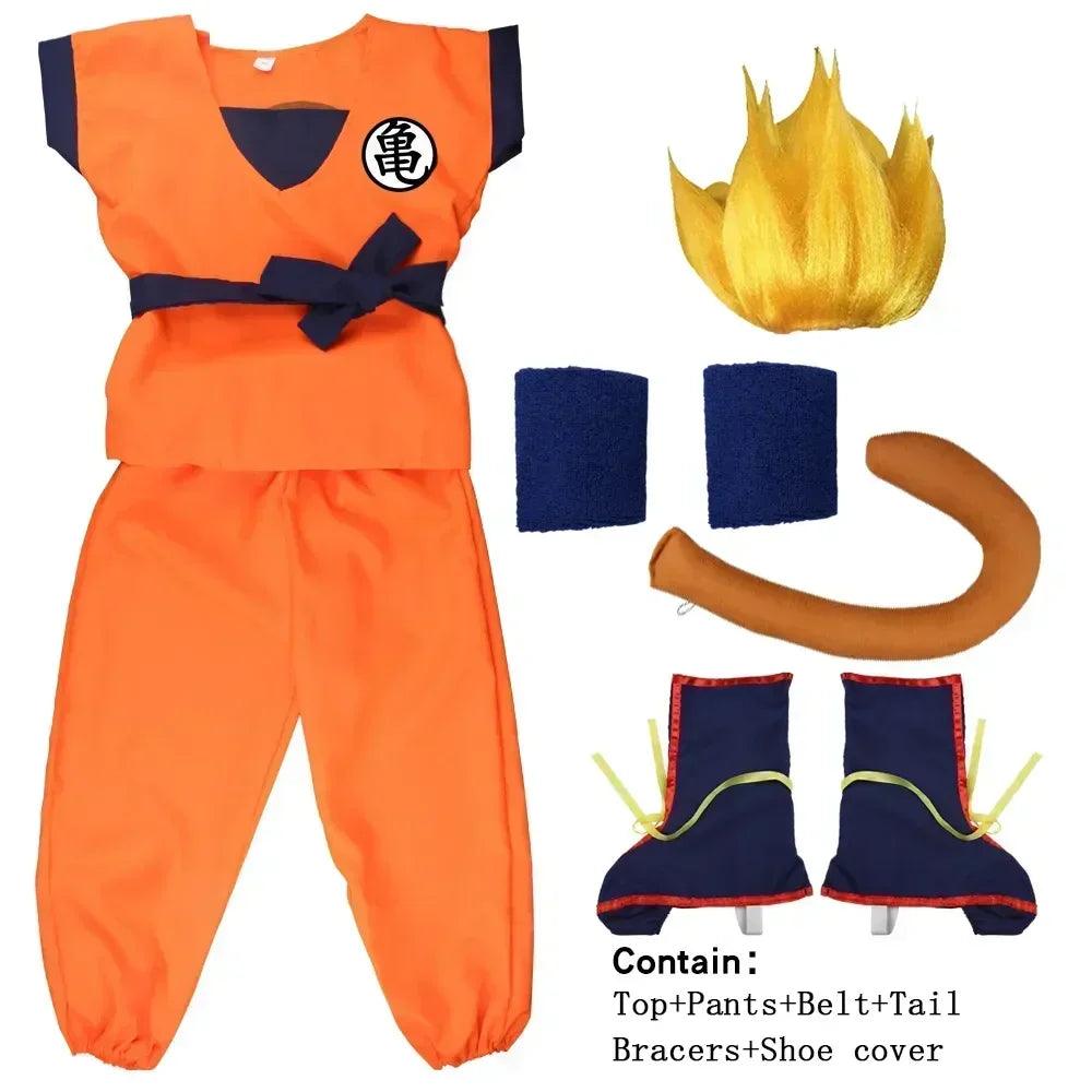 Goku Cosplay Costume | Blue Gold Kit | Toylandeu™