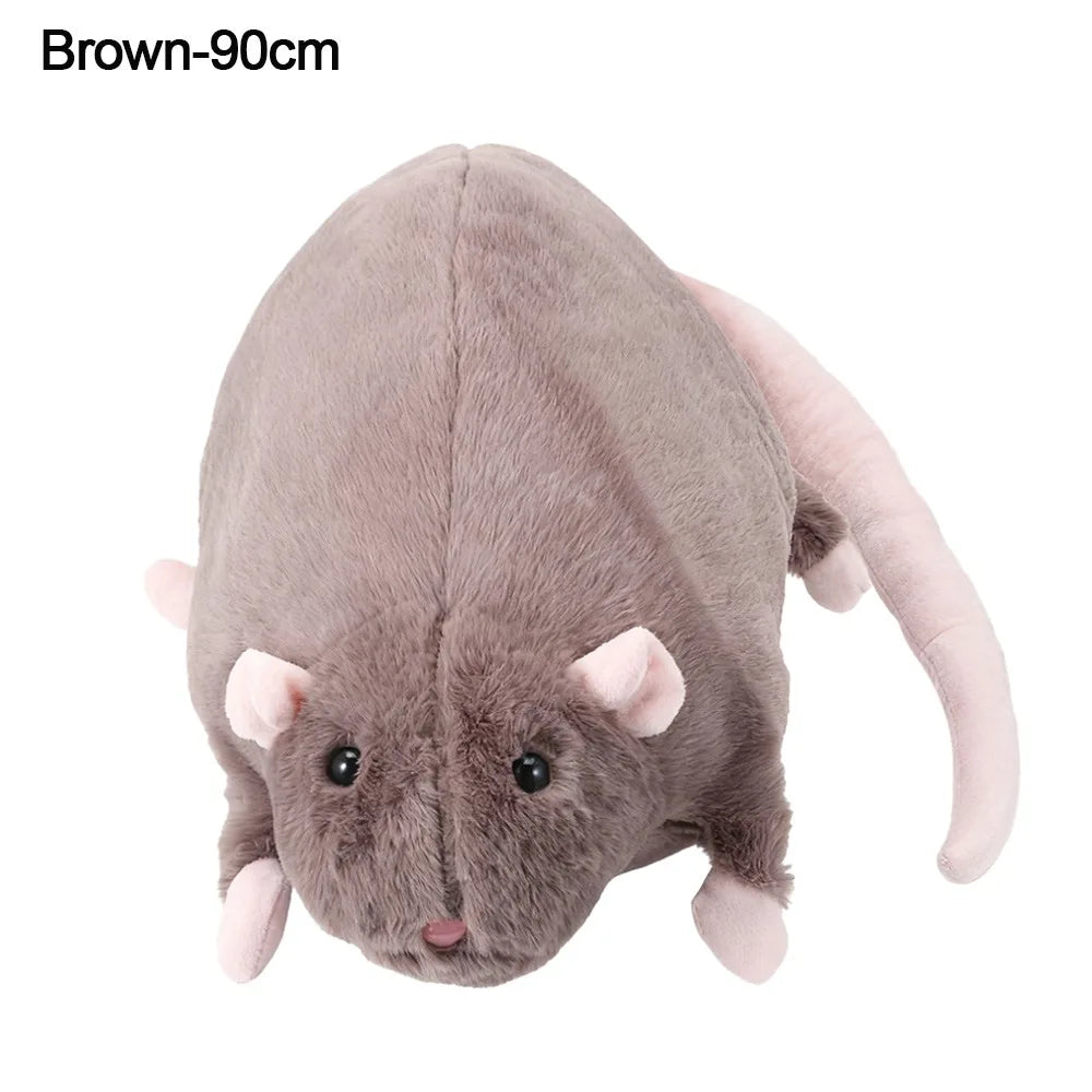 Oversized Flower Branch Mouse Plush Toy For Gift Cute