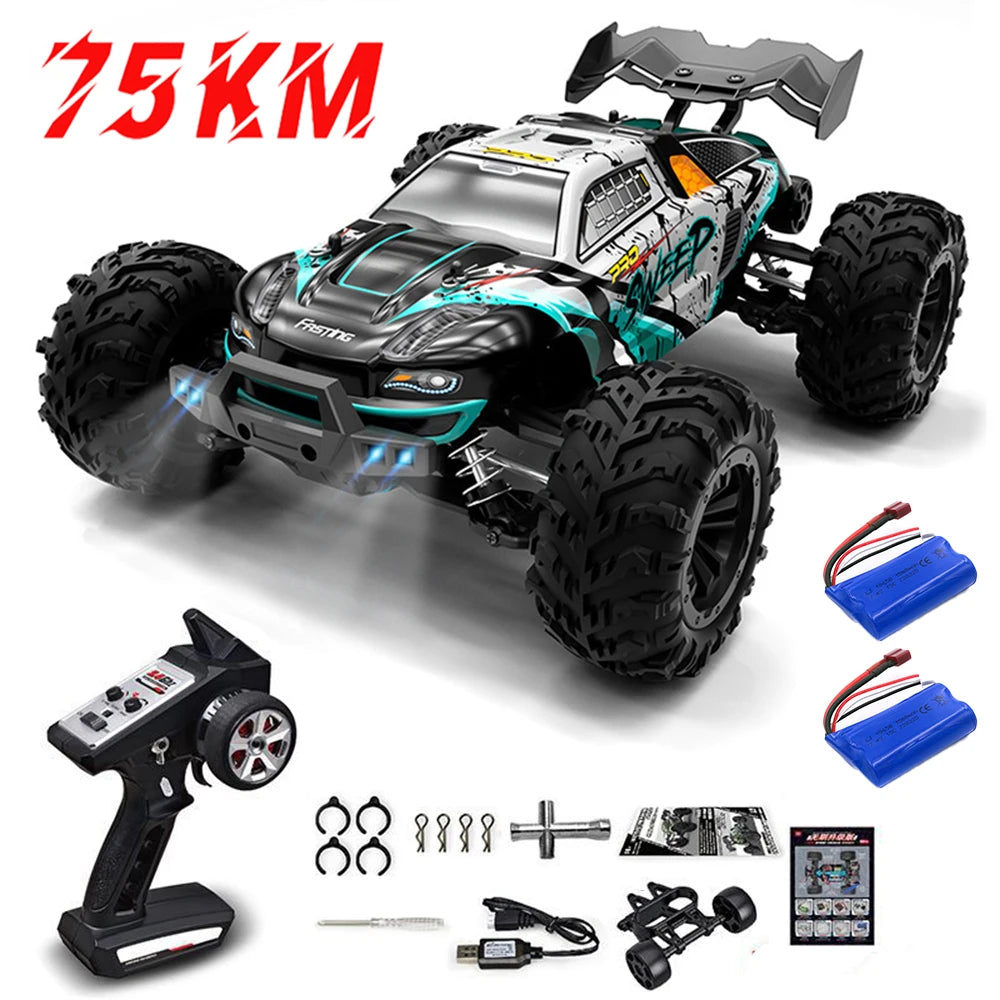 RC Cars 2.4G 390 Moter High Speed Racing with LED 4WD Drift Remote Toyland EU