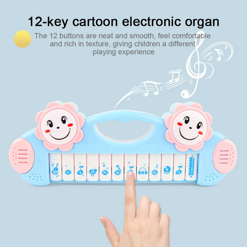 Piano Music Game Electronic Organ Childrens Instrument  12 Keys - ToylandEU