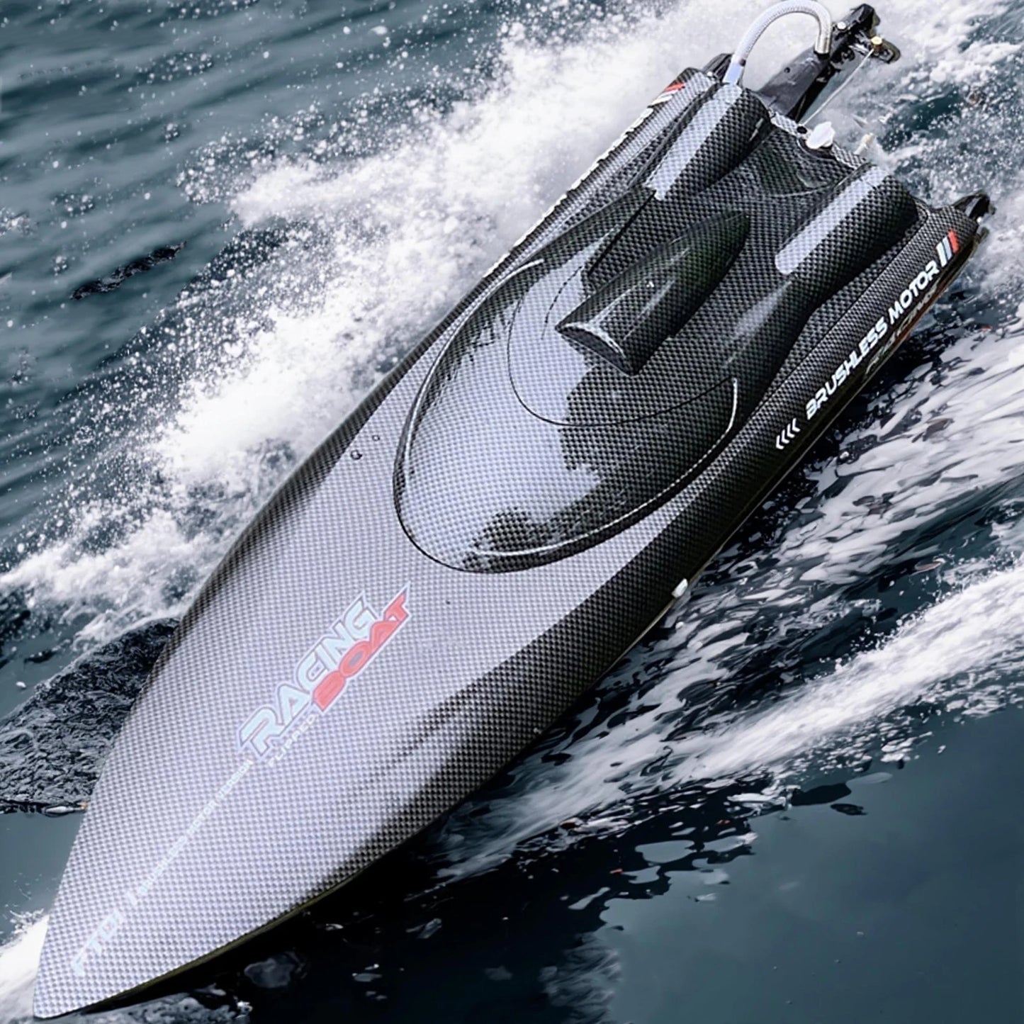 RC Speed Boat | 2.4GHz Remote | 4WD Brushless | 25.5 Inches