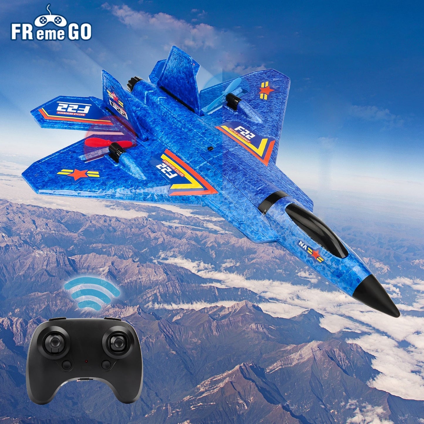 RC Plane F22 Raptor Remote Control Aircraft - Foam Material - ToylandEU