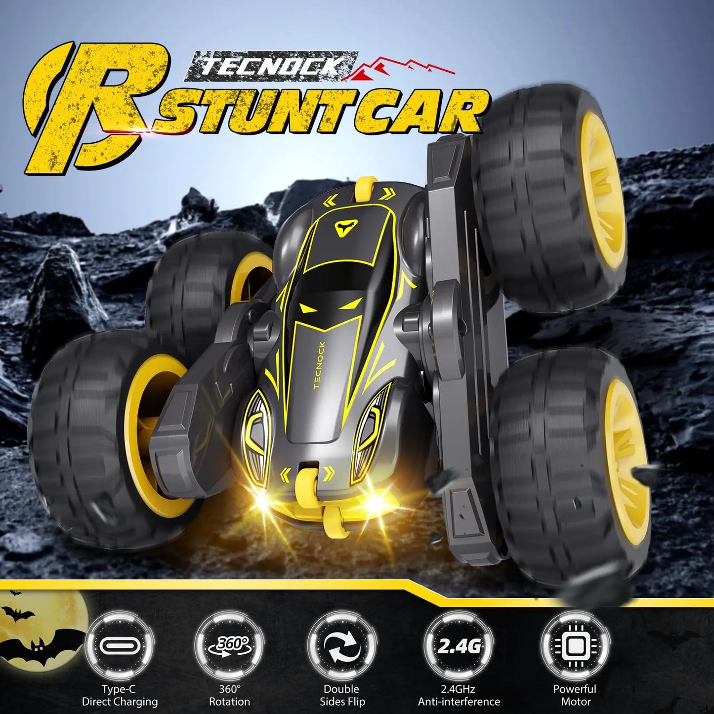 Ultimate 4WD Stunt RC Car for Kids - 360° Spins & Outdoor Fun!