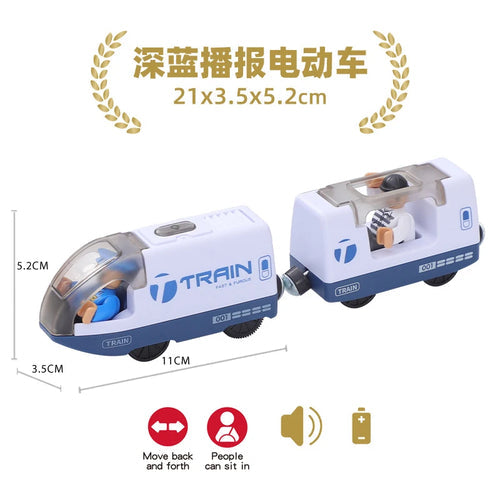 Children's Battery Operated Electric Train Set with Diecast Magnetic Locomotive ToylandEU.com Toyland EU