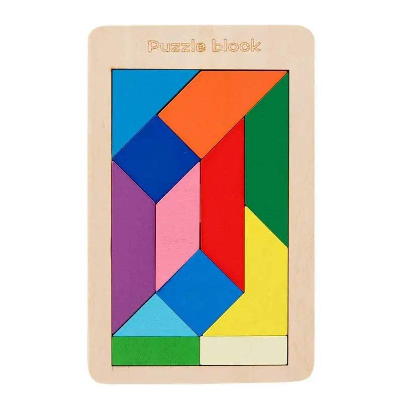 Wooden Tangram Puzzle Educational Toy Boosts Spatial Skills - ToylandEU