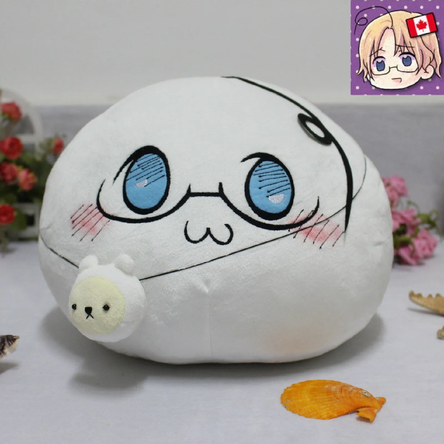 Anime Plush Pillow Bandai | Hetalia Character Plush | Mochi Soft Plush