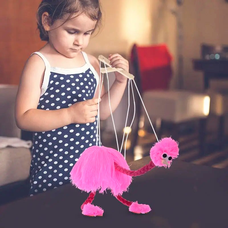 Ostrich Marionette Puppet Toy - Fun and Educational String Doll for Kids - ToylandEU