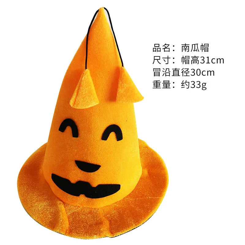 Festive Pumpkin Costume Set for Family Fun: Cloak, Hat & Treat Bag