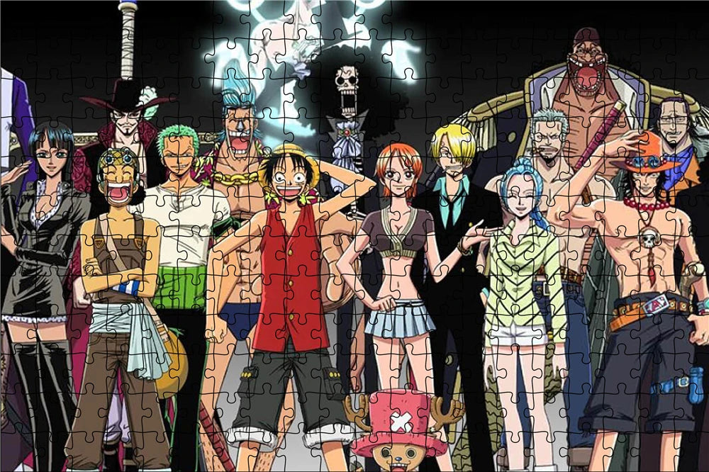 Jigsaw Puzzle | 1000 Pieces | One Piece Anime Theme | Luffy Zoro