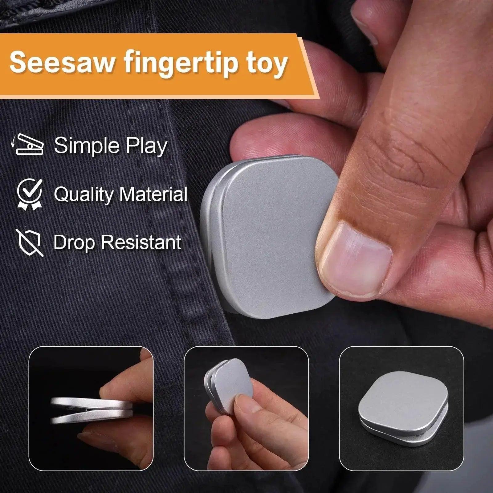  See-Saw Fidget Toys Adults Metal Fidget Cliker Slider -  ToylandEU™
