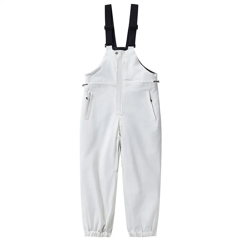 Kids Ski Bib Pants | Waterproof Windproof | Thickened Warm Lining | Youth