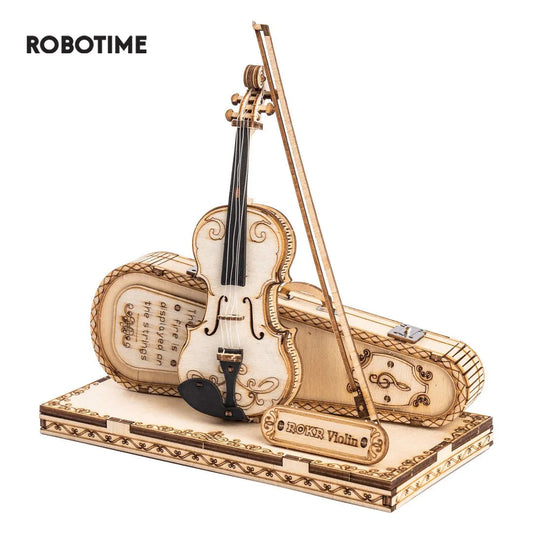 Robotime ROKR Violin Capriccio Model 3D Wooden Puzzle Easy Assembly - ToylandEU