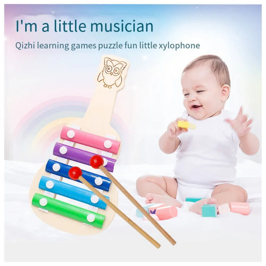 Montessori Wooden Toys Baby  Mini Hand Percussion Instrument Toyland EU