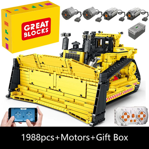 Automobile Engineering Vehicle Remote Control Building Blocks ToylandEU.com Toyland EU