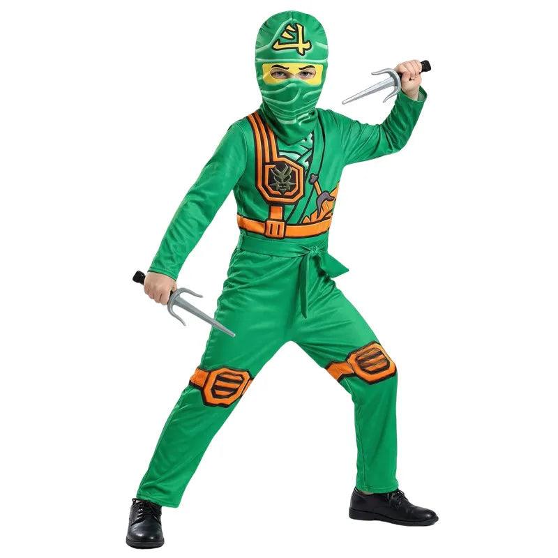 Kids Ninja Costume | Polyester Jumpsuit | Toylandeu™