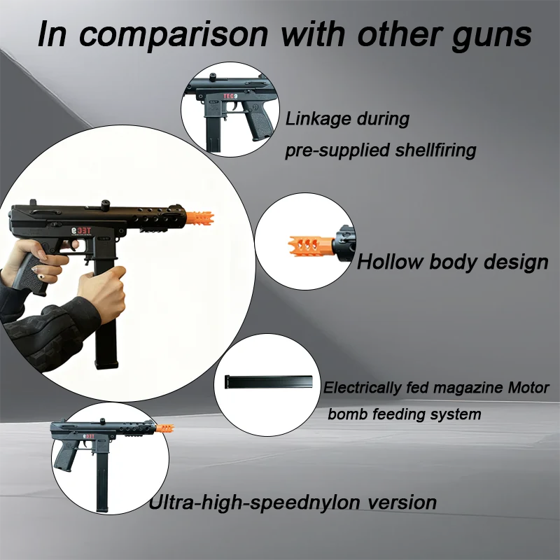Toy Gun | Rechargeable Lithium Battery | USB Charging | Ages 3-6