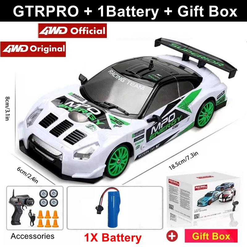 RC 4WD Remote Control Drift Car GTRPRO AE86PRO 1:24 Scale 4x4 Racing Truck - Perfect Gift for Kids and Adults