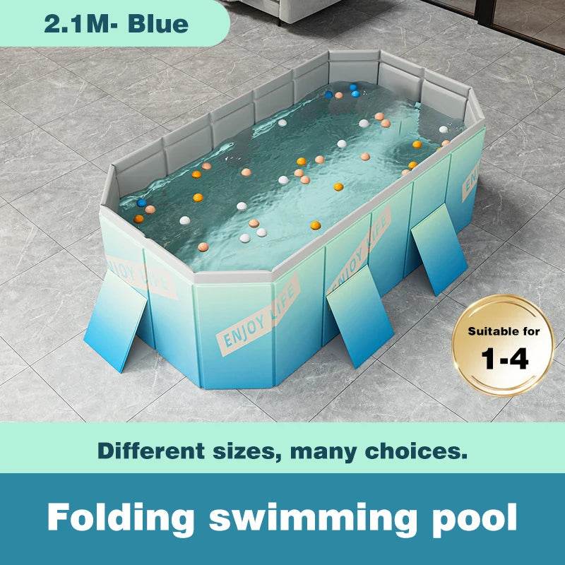 Large Swimming Pool Foldable Frame Pools for Family Summer Water Games - ToylandEU