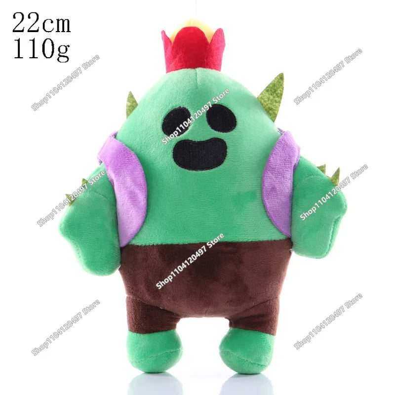 Plush Toy | Spike Plush 10cm-25cm | Brawler Cartoon Theme | Game Character