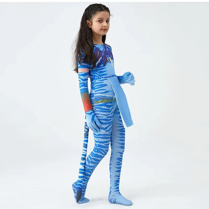 Kids Unisex Avatar Cosplay Costume - Perfect for Parties & Adventures