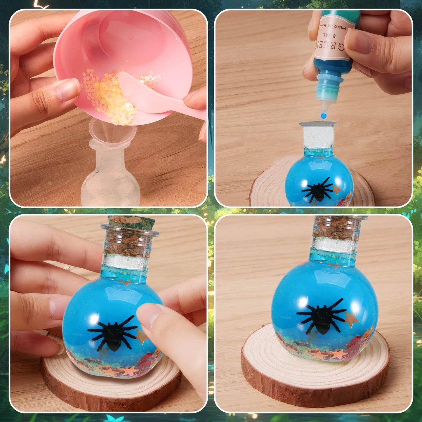 Fairy Magic Potions Kit Kids DIY Witch Glowing Spell Potion - ToylandEU