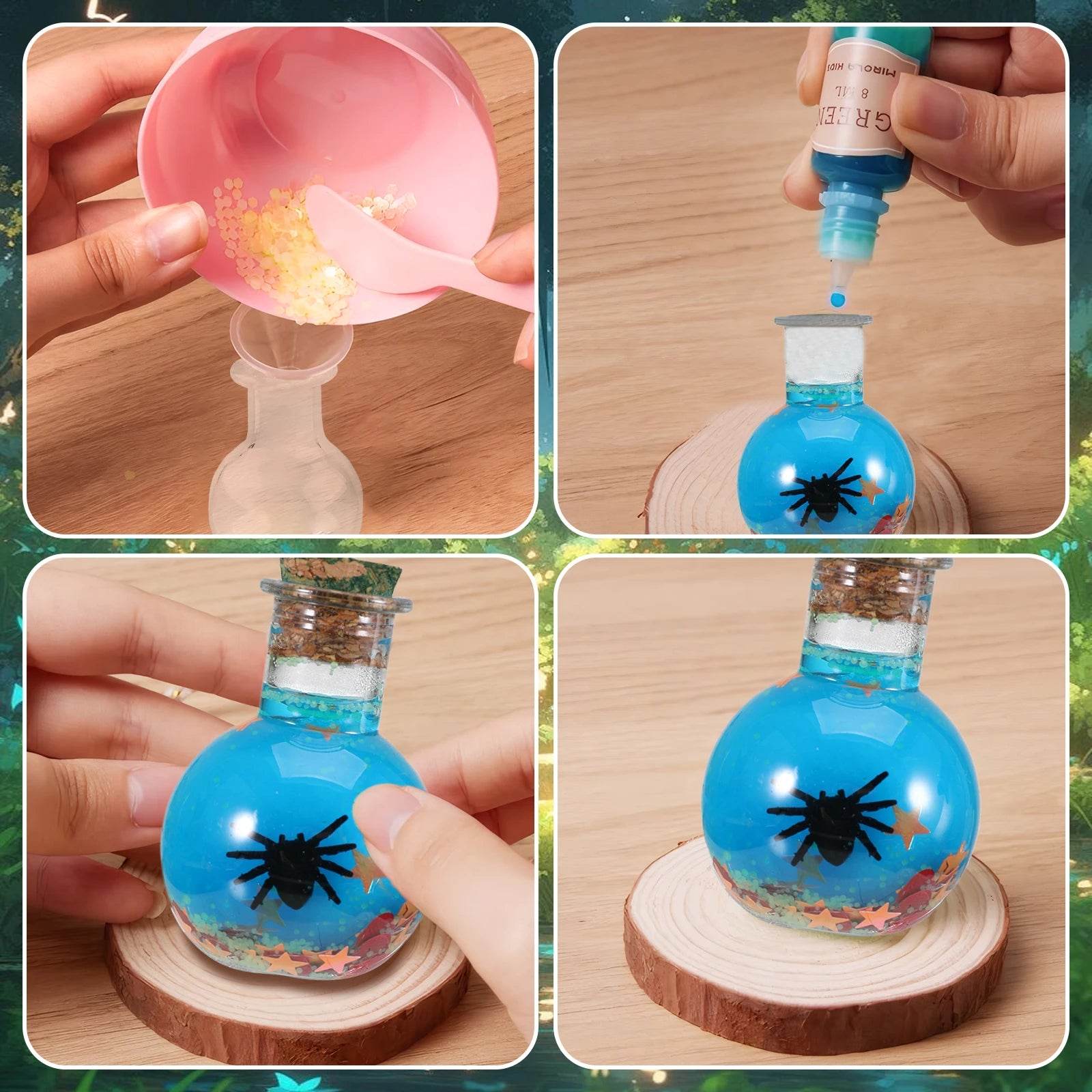Fairy Magic Potions Kit Kids DIY Witch Glowing Spell Potion - ToylandEU