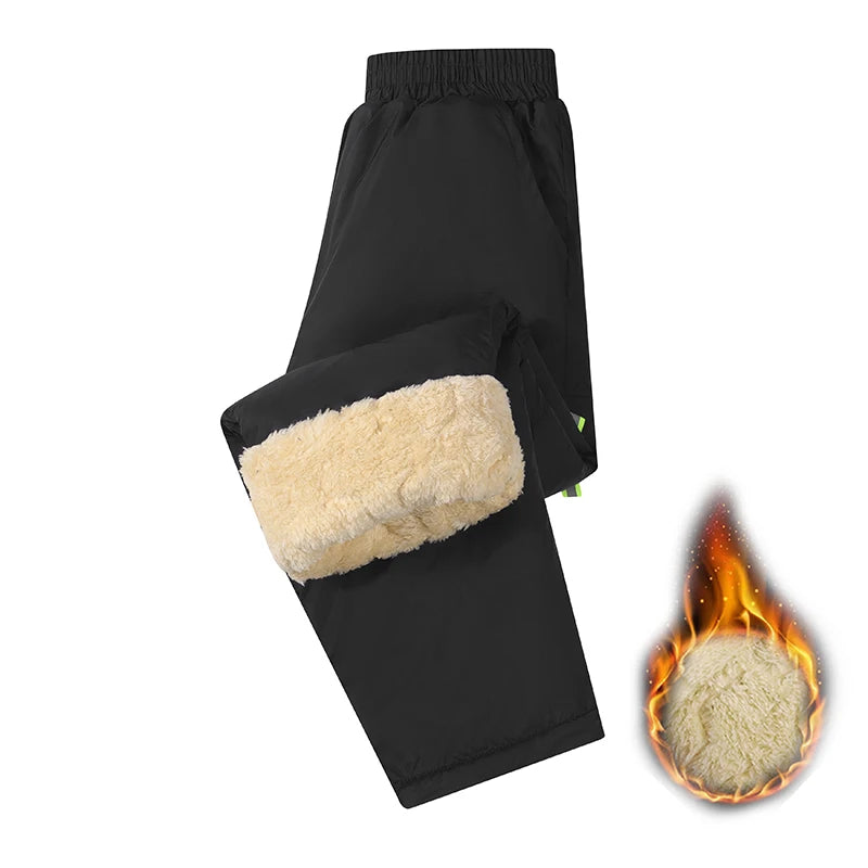 Kids Waterproof Fleece Cargo Pants | Windproof | Side Pockets | Kids 7-13Y