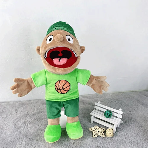 Boy Jeffy Hand Puppet Coby Junior Joseph Plush Doll Toy Stuffed with Movable Mouth ToylandEU.com Toyland EU