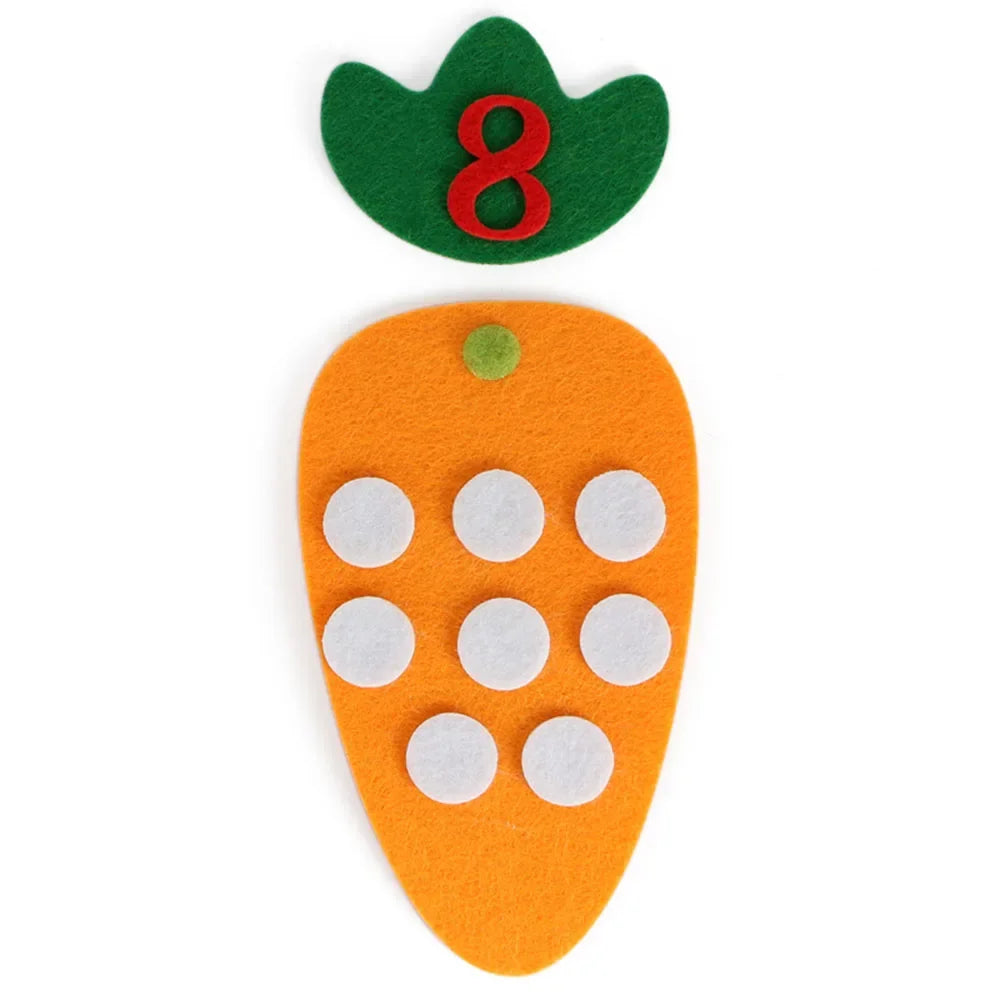 Carrot Digital Puzzle Educational Toy for Kids - Handmade DIY - ToylandEU