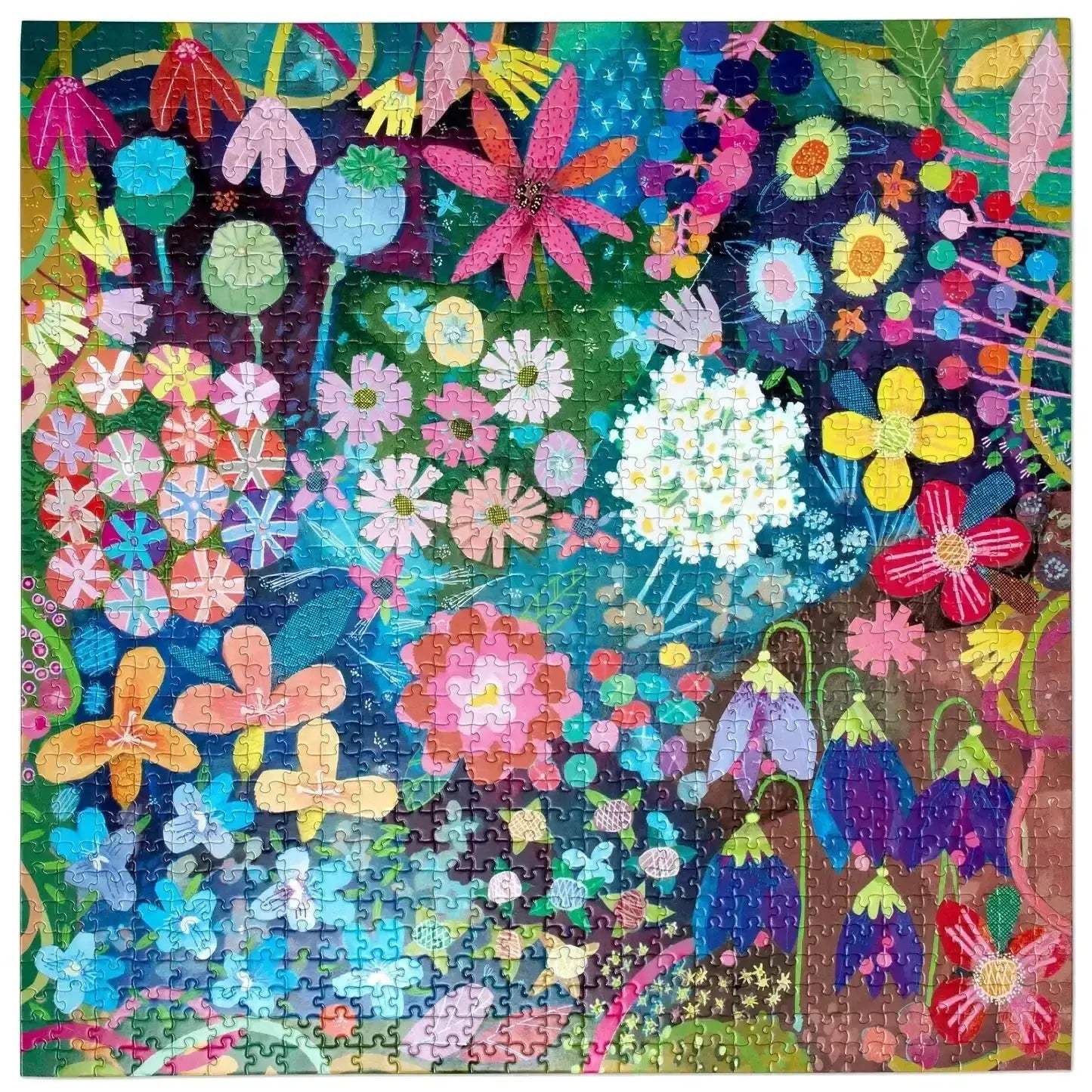 Seeds And Flowers 1000 Piece Jigsaw Puzzle Sturdy Pieces - ToylandEU