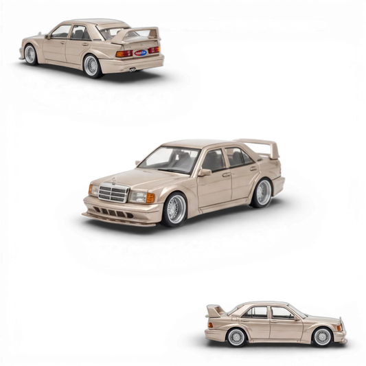  Seeker Mercedes-Benz 190E 2.5-16 Evolution Champagne Gold 1:64 -  ToylandEU™