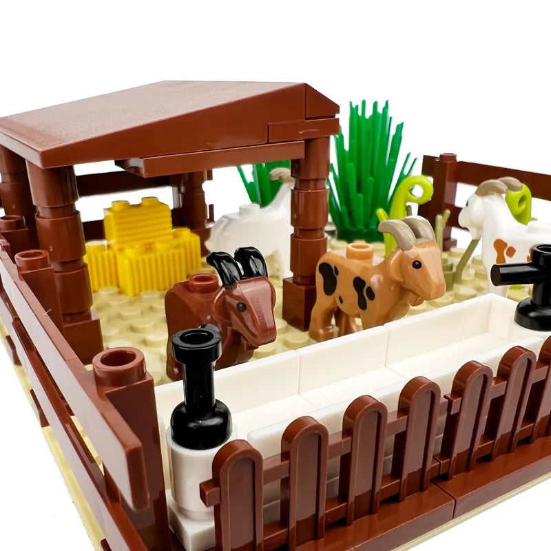 Create Your Own Farm Ranch with Small Particle Building Blocks Toyland EU