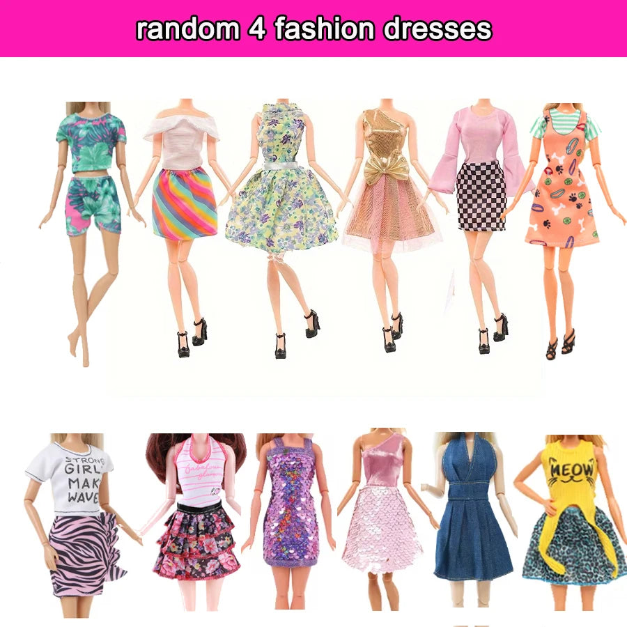 Complete Doll Fashion Set 64Pcs For 11.5 Inch Dolls
