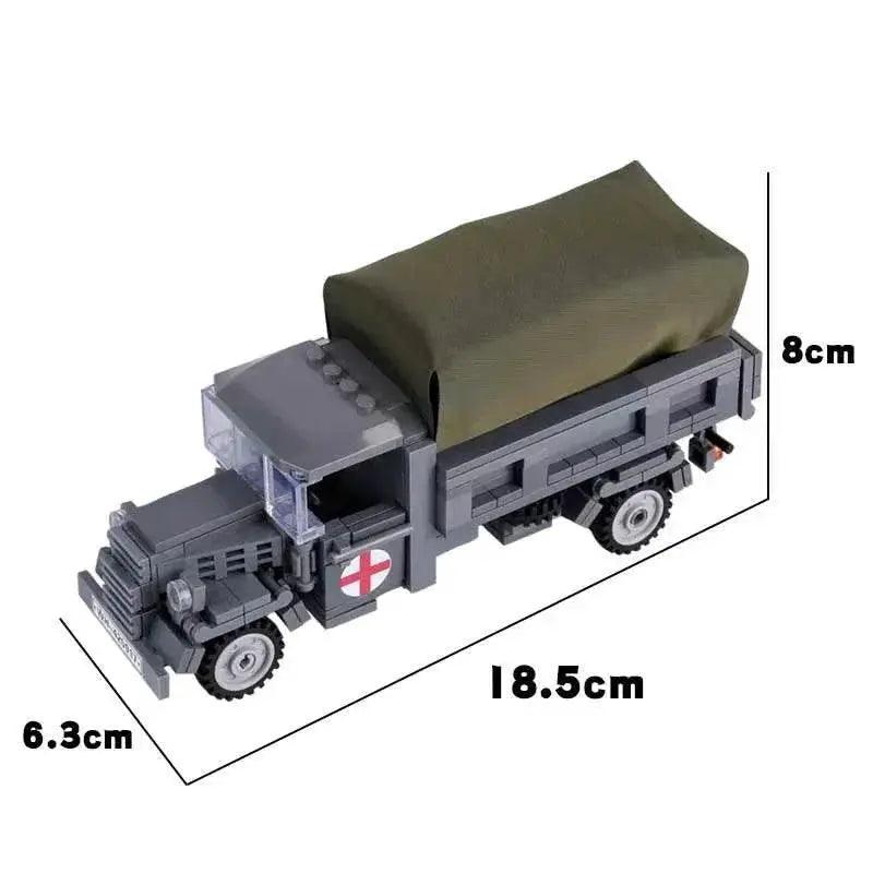 MOC Military Main Battle Tank Building Blocks WW2 Vehicle Gift Building Bricks MOC - ToylandEU