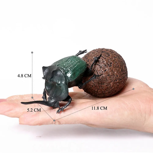 Realistic Insect Animals Figurines Set of Dung Beetle, Maratus Volans, Scorpion, Mantis ToylandEU.com Toyland EU