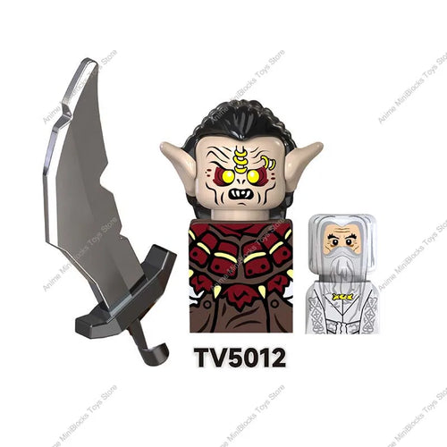 TV6403 Lord Rings Movies Bricks Dolls Goblin Ringwraith Sauron Frodo ToylandEU.com Toyland EU