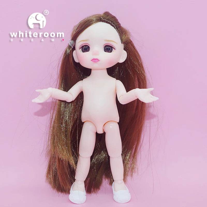 BJD Doll 1/12 16cm 6 Inch Jointed Baby Doll Fashion Gift - ToylandEU