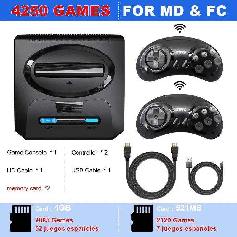  Sega Mega Drive HDMI Console for Genesis TV Ready -  ToylandEU™
