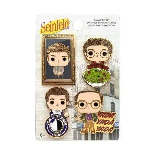  Seinfeld Enamel Pins 4 Pack All Character Set -  ToylandEU™